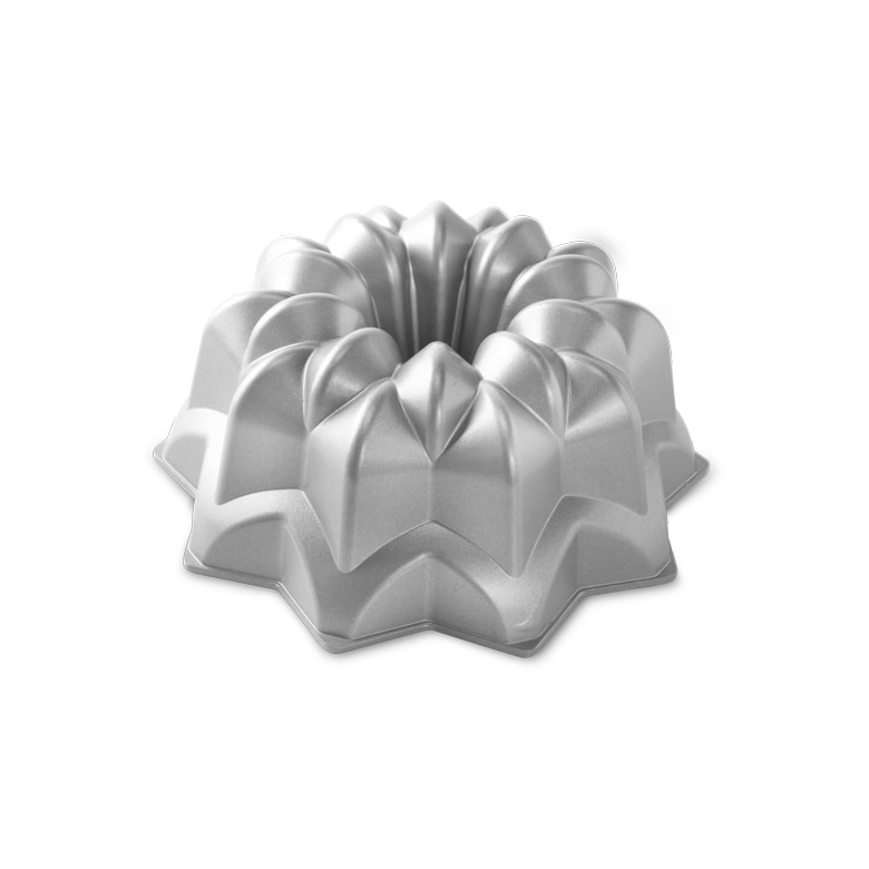Molde bizcocho bundt Flor de Lis en aluminio colado con antiadherente.